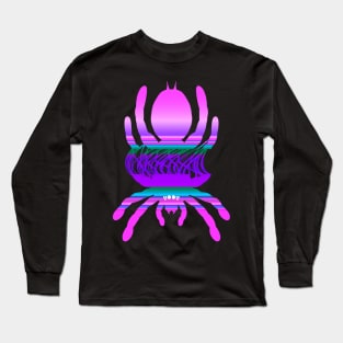 Tarantula Silhouette V142 (Horizontal) Long Sleeve T-Shirt